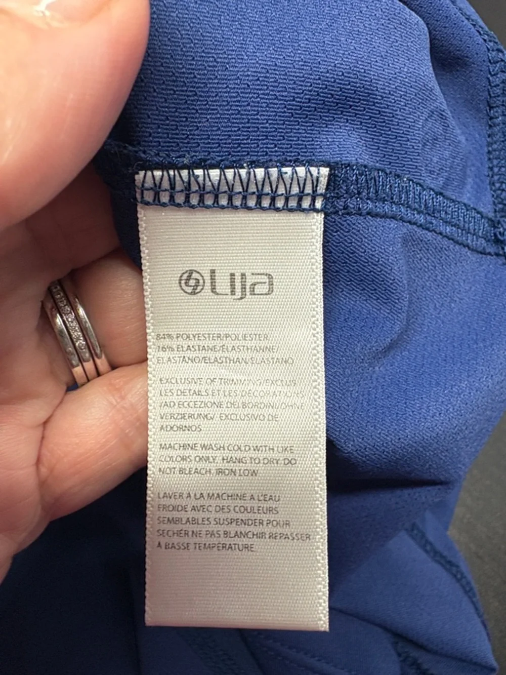 Lija Performance Golf Skort in Navy - Picture 6 of 8